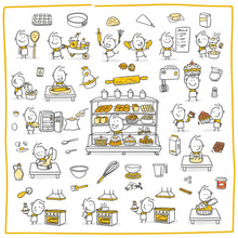 Laden Sie das Bild in den Galerie-Viewer, Die Gelben Strichfiguren Backstube