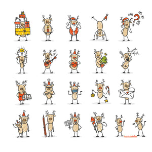 Funny Reindeer – 20 Rentiere zur Weihnachtszeit