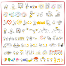 Laden Sie das Bild in den Galerie-Viewer, 50 Strichfiguren und Strichmännchen in einem Set/Bundle für dein Business!
